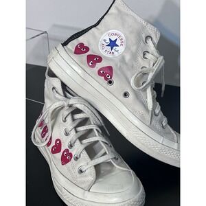 Converse Chuck Taylor Comme des Garcons PLAY Multi Heart White W7.5 M5.5